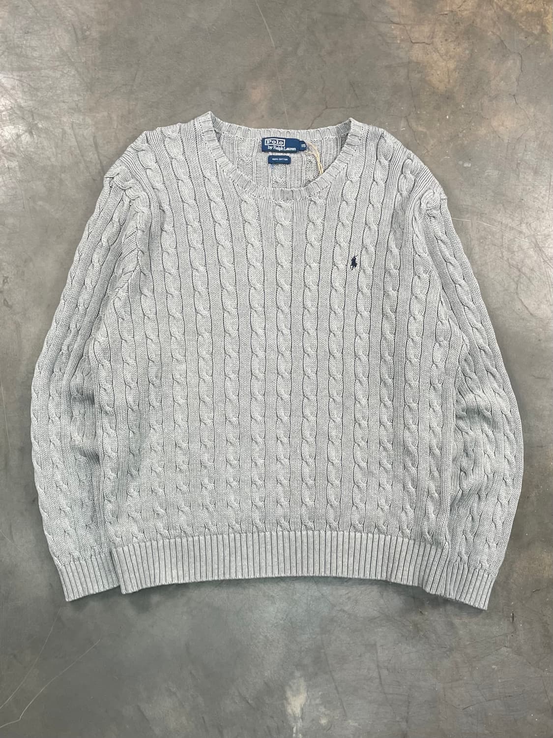 폴로 꽈배기 니트 상품이미지1