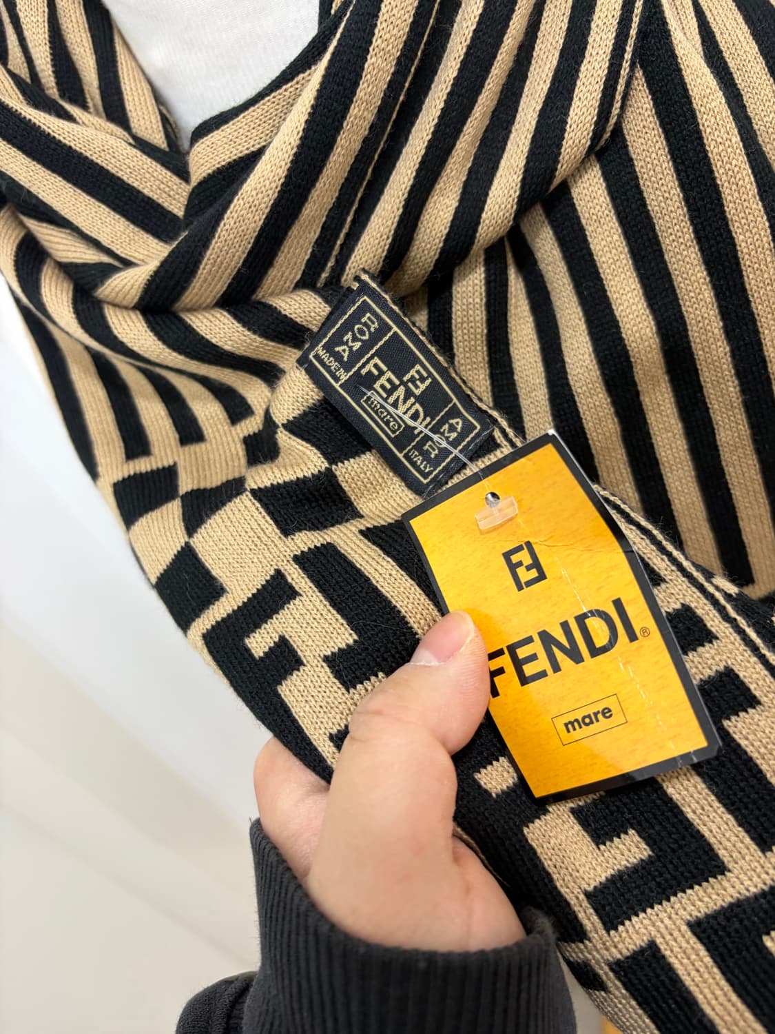 펜디 브라운 주카 머플러 상품이미지6