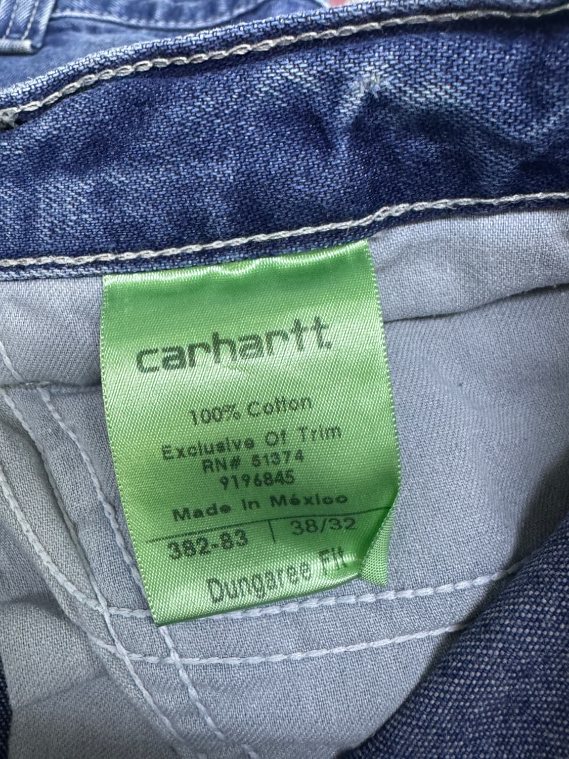 칼하트 싱글니 카팬터 팬츠 상품이미지7