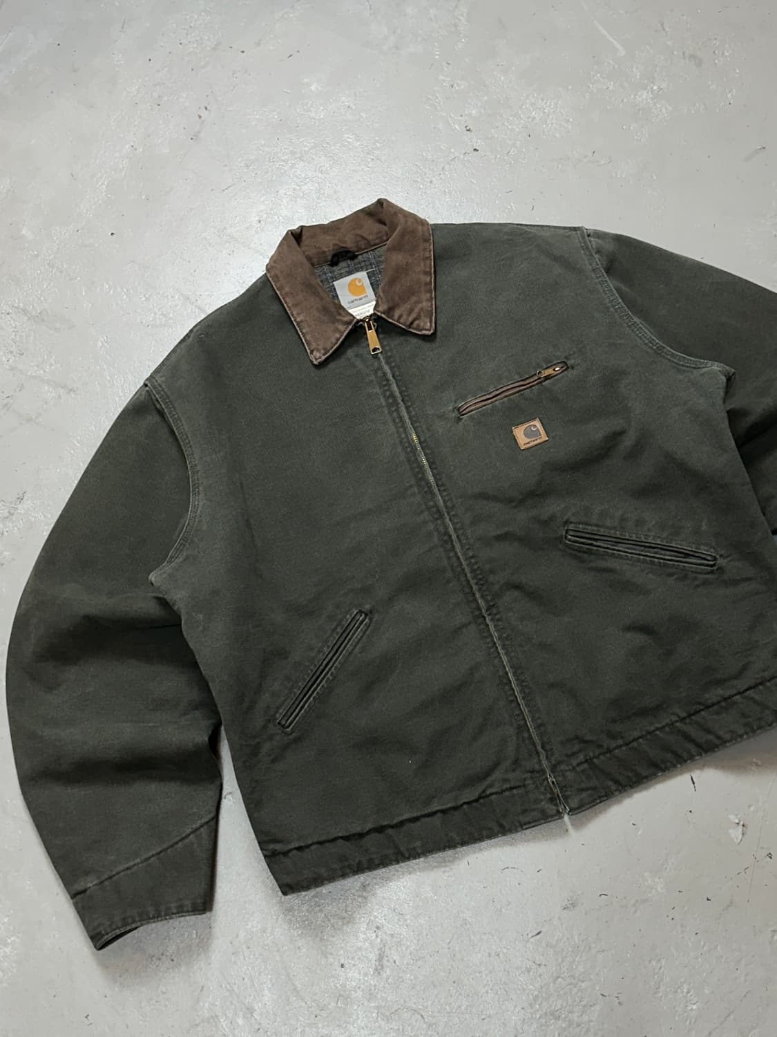 00's OG USA Made 칼하트 J97 MOS 디트로이트 자켓 상품이미지5