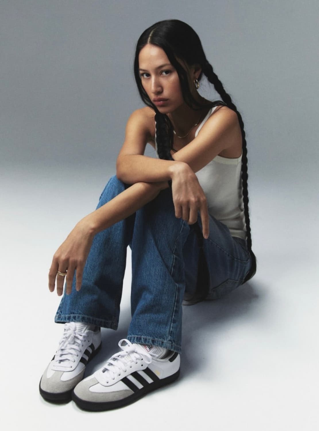 글로니 93 MID-RISE LOOSE FIT JEANS (blue,xs 상품이미지3