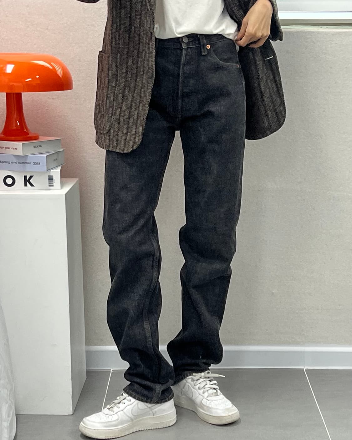 (허단36)00'S 리바이스 USA 501 흑청-M1383 상품이미지1