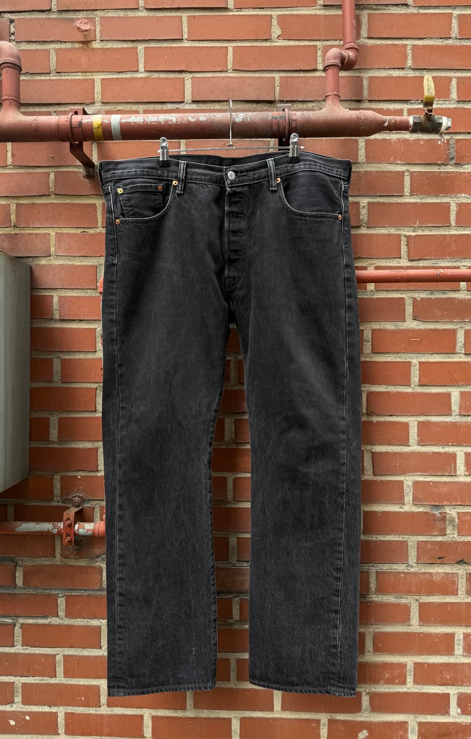 리바이스 501 흑청 38/32 버튼플라이 멕시코 상품이미지1