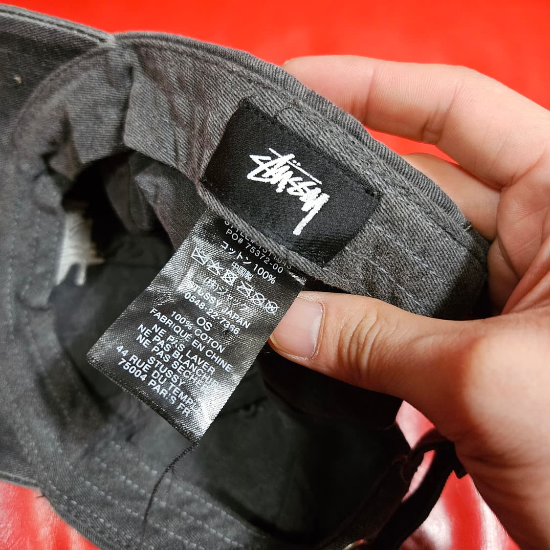 스투시(STUSSY) 워시드 볼캡 Free 상품이미지4