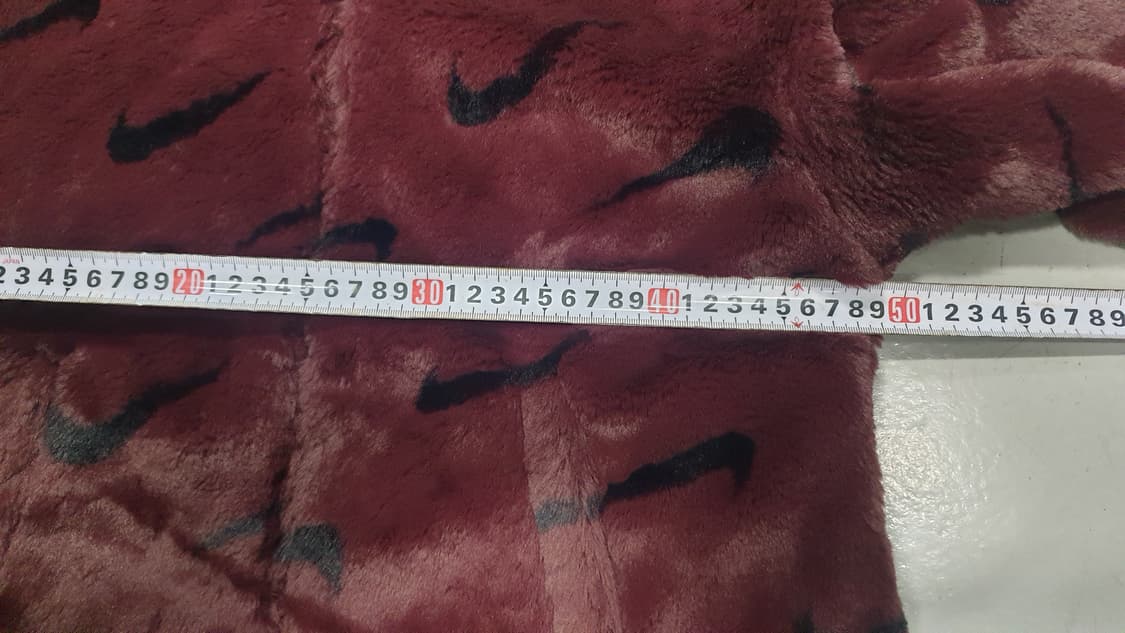 나이키 스우시 퍼 플리스 자켓 버건디 상품이미지5