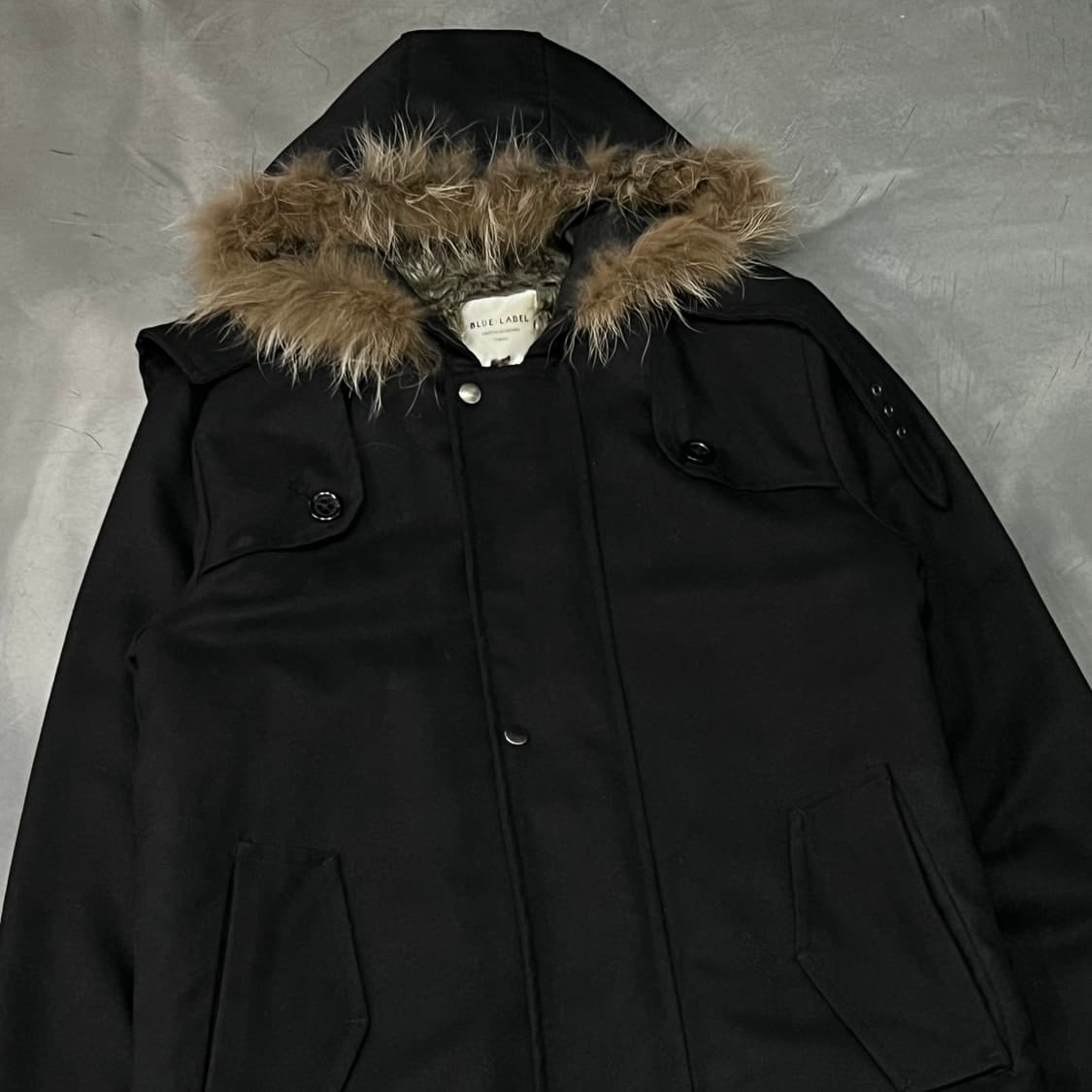  유나이티드 애로우즈 블루라벨 퍼 후드 자켓 y15568 상품이미지3