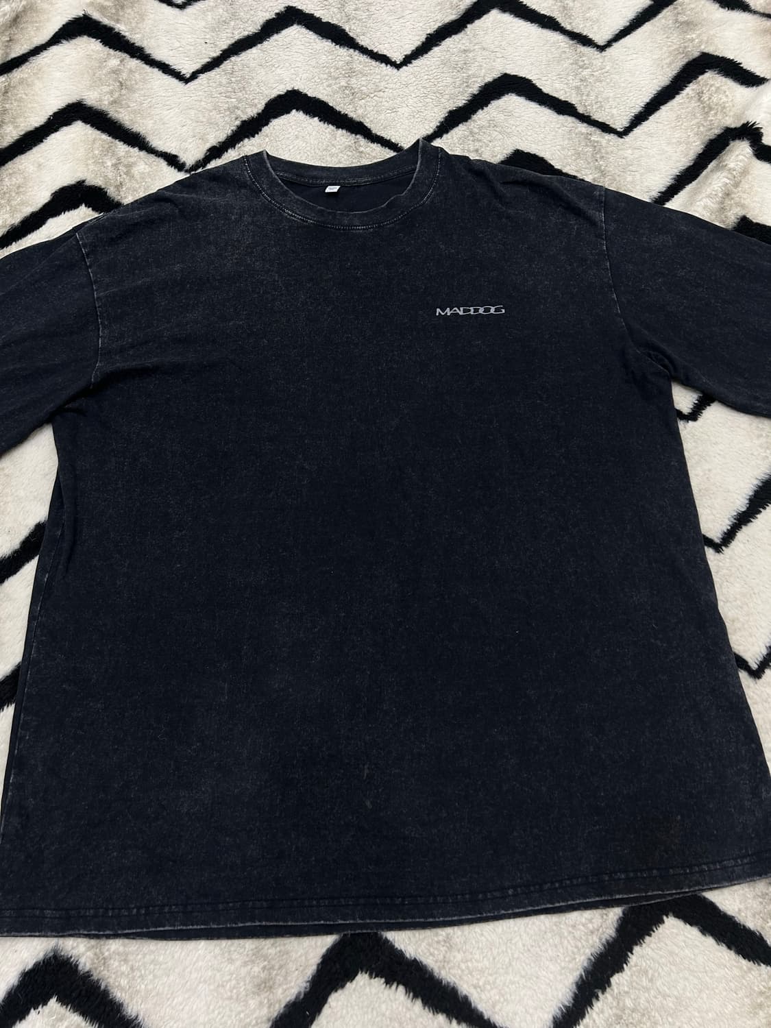 [XL]빈티지 매드독 피그먼트 긴팔 티 상품이미지4