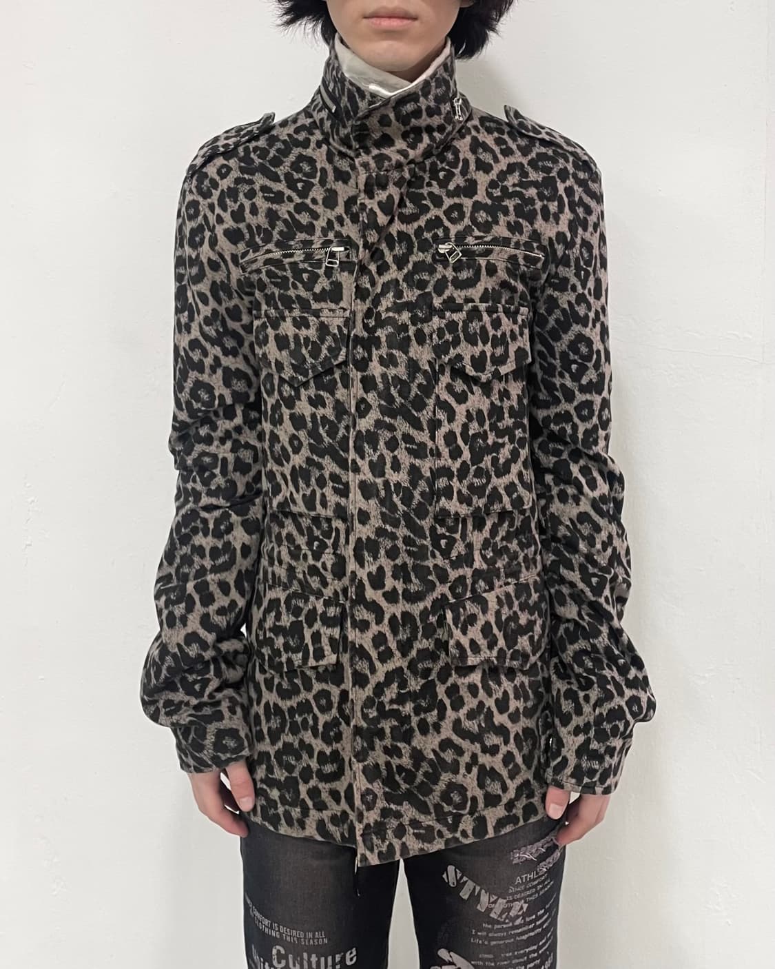 어태치먼트 레오파드 자켓 상품이미지1