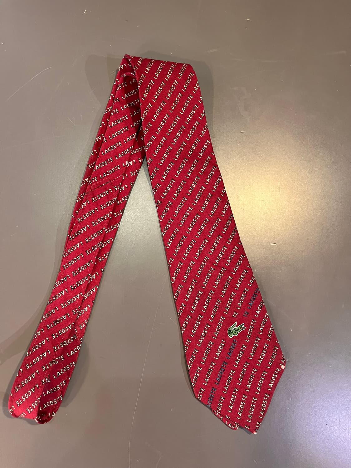 라코스테 실크 넥타이(일본제) 상품이미지4