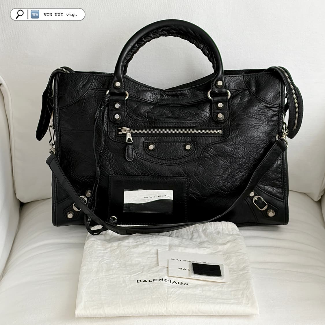 발렌시아가 시티백 뉴자이언트 미듐 판매합니다. 상품이미지1