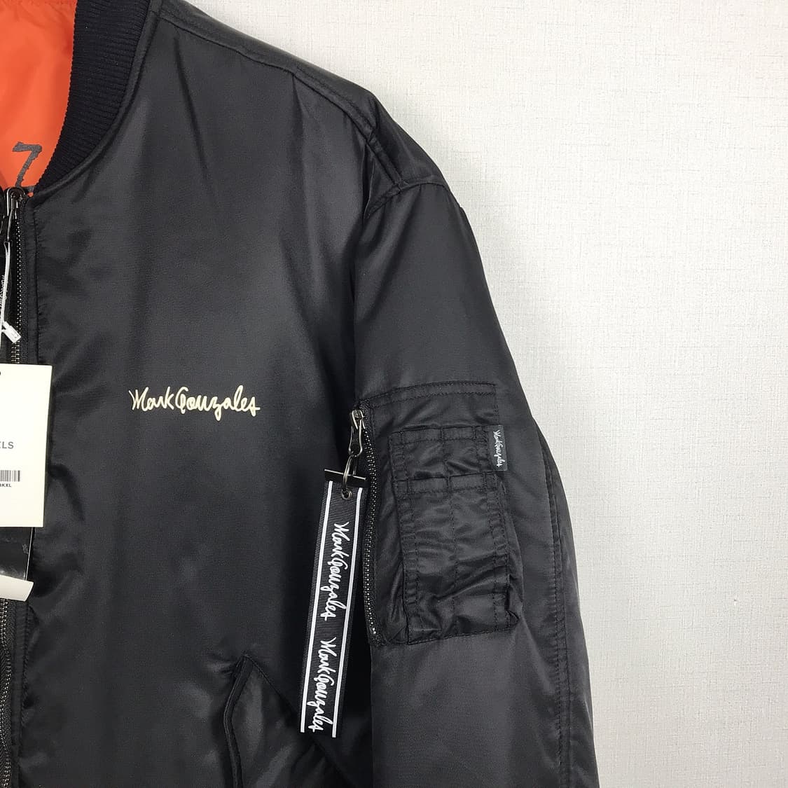 와키윌리 마크곤잘레스 리버시블 ma1 항공 점퍼 새상품 남성XL 상품이미지3