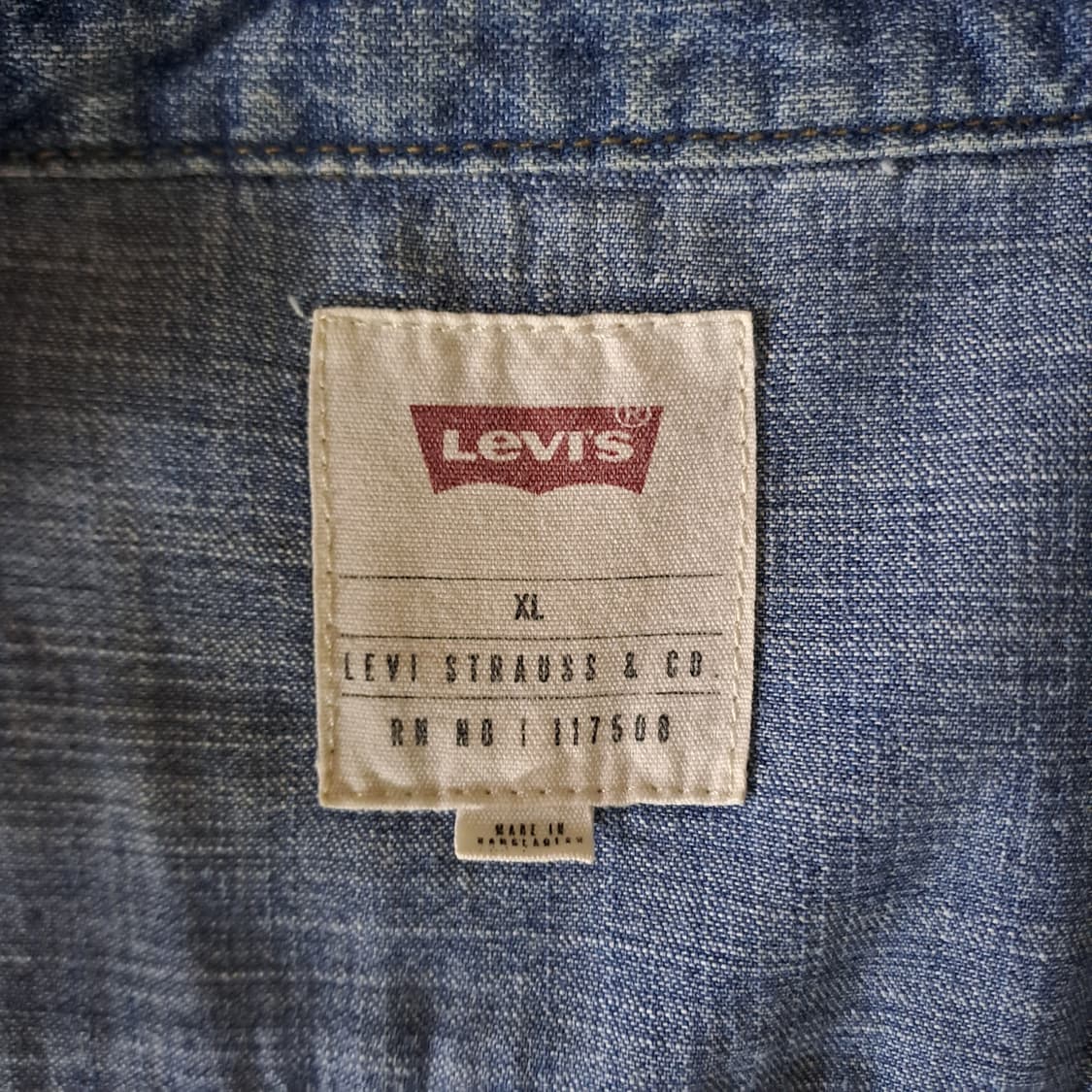 (택포) 리바이스 웨스턴 데님셔츠 110 B518 상품이미지8