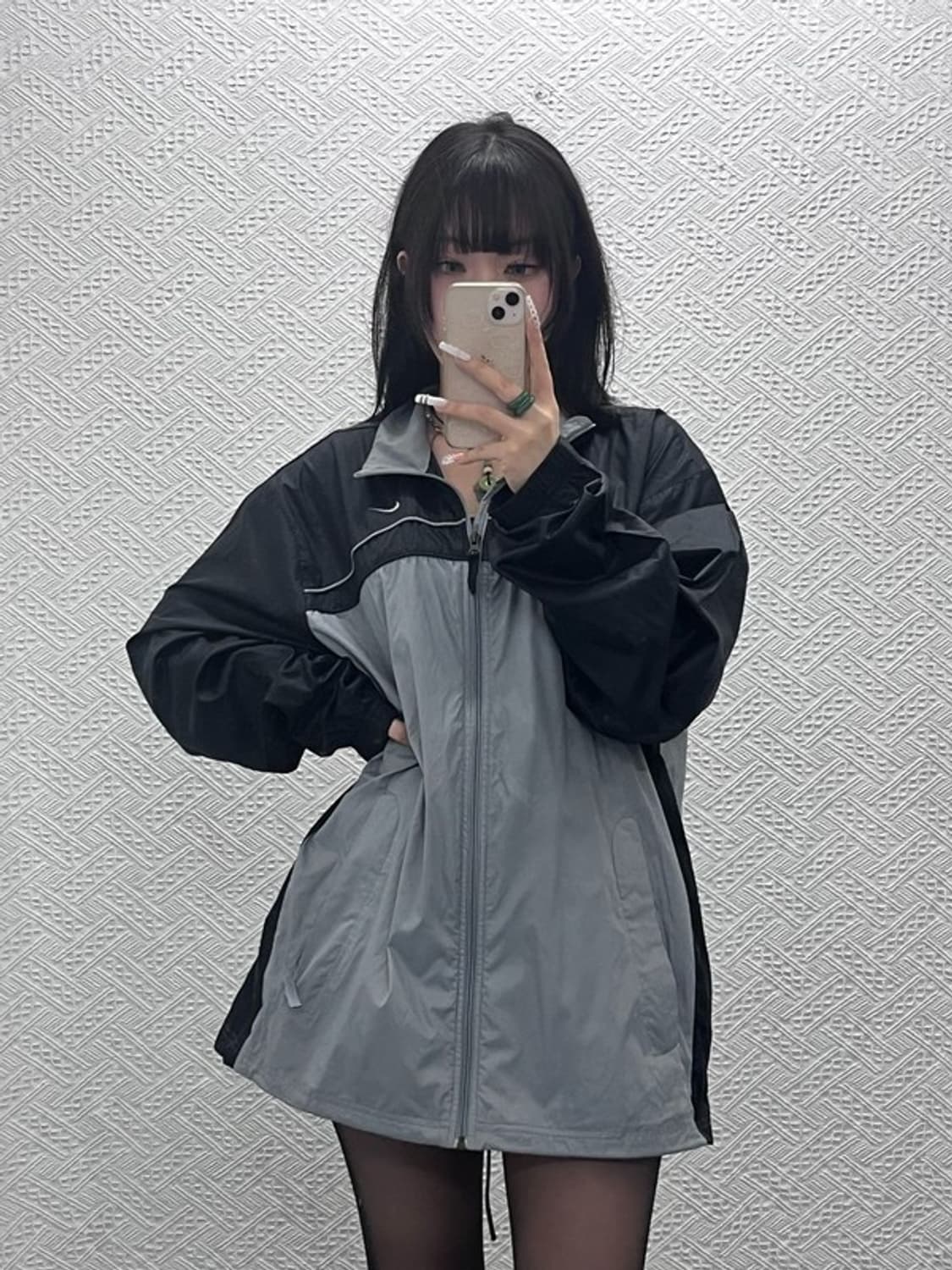 나이키 올드스쿨 레트로 배색 바람막이 자켓 XXL C10822 상품이미지2