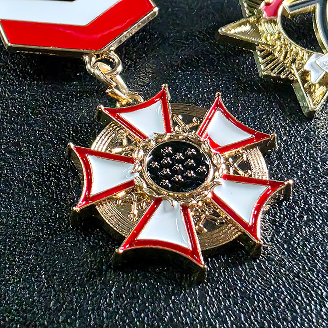 Aegis 브로치 남자 여자 엔틱 빈티지 훈장 기사 엠블럼 7 방패 상품이미지2