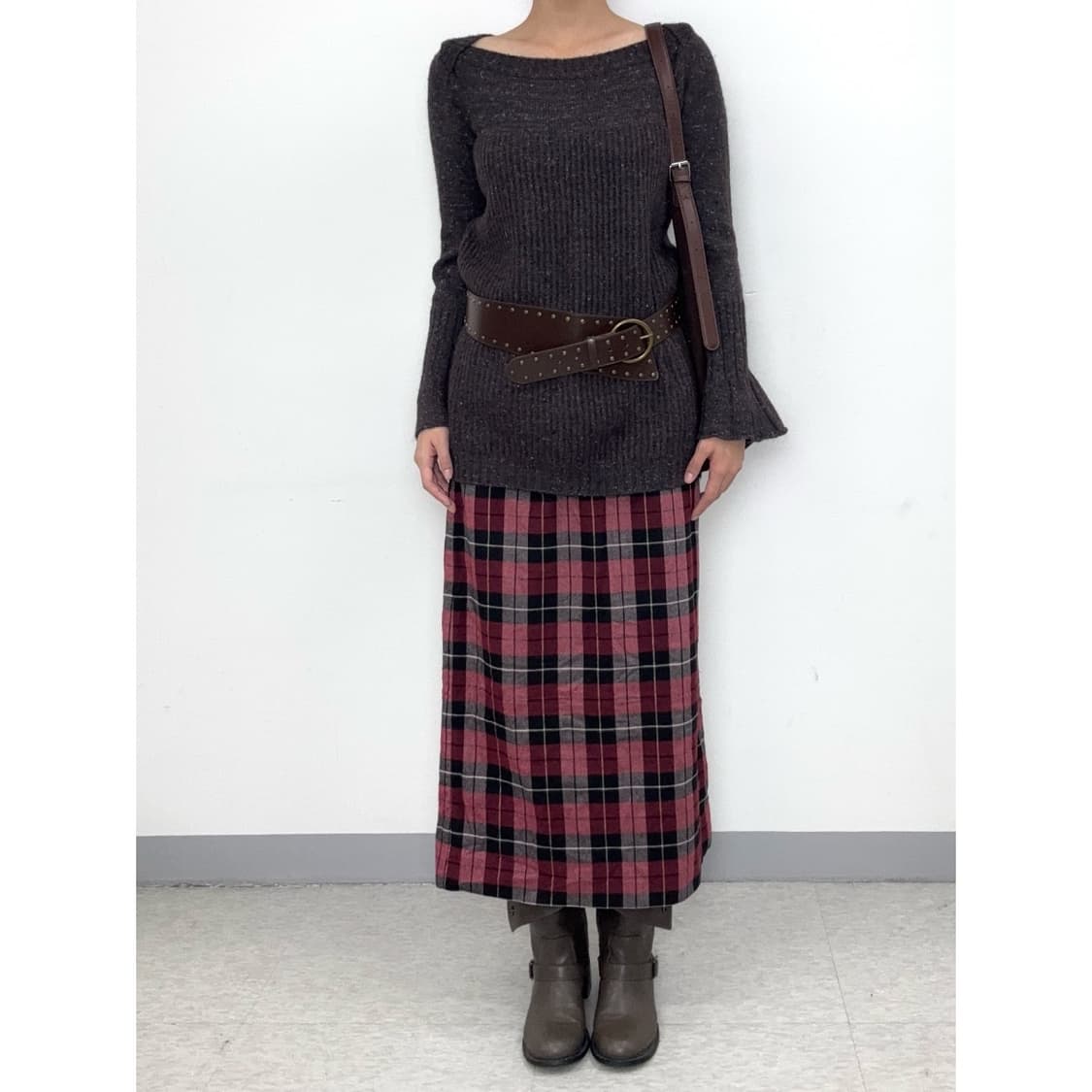 빈티지 브라운 니트 상품이미지2