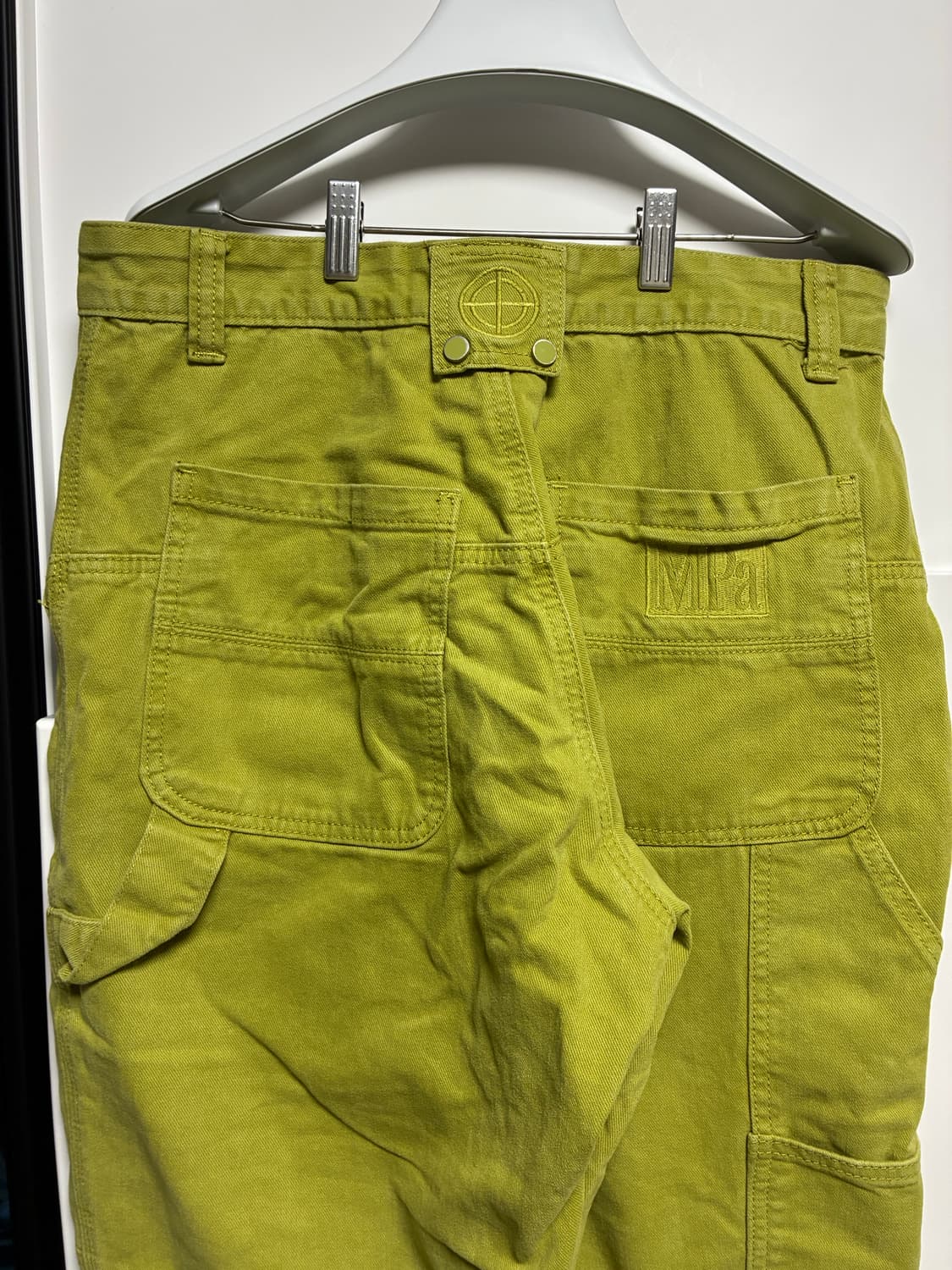 플라스틱프로덕트 더블니팬츠 올리브라임 S 상품이미지4