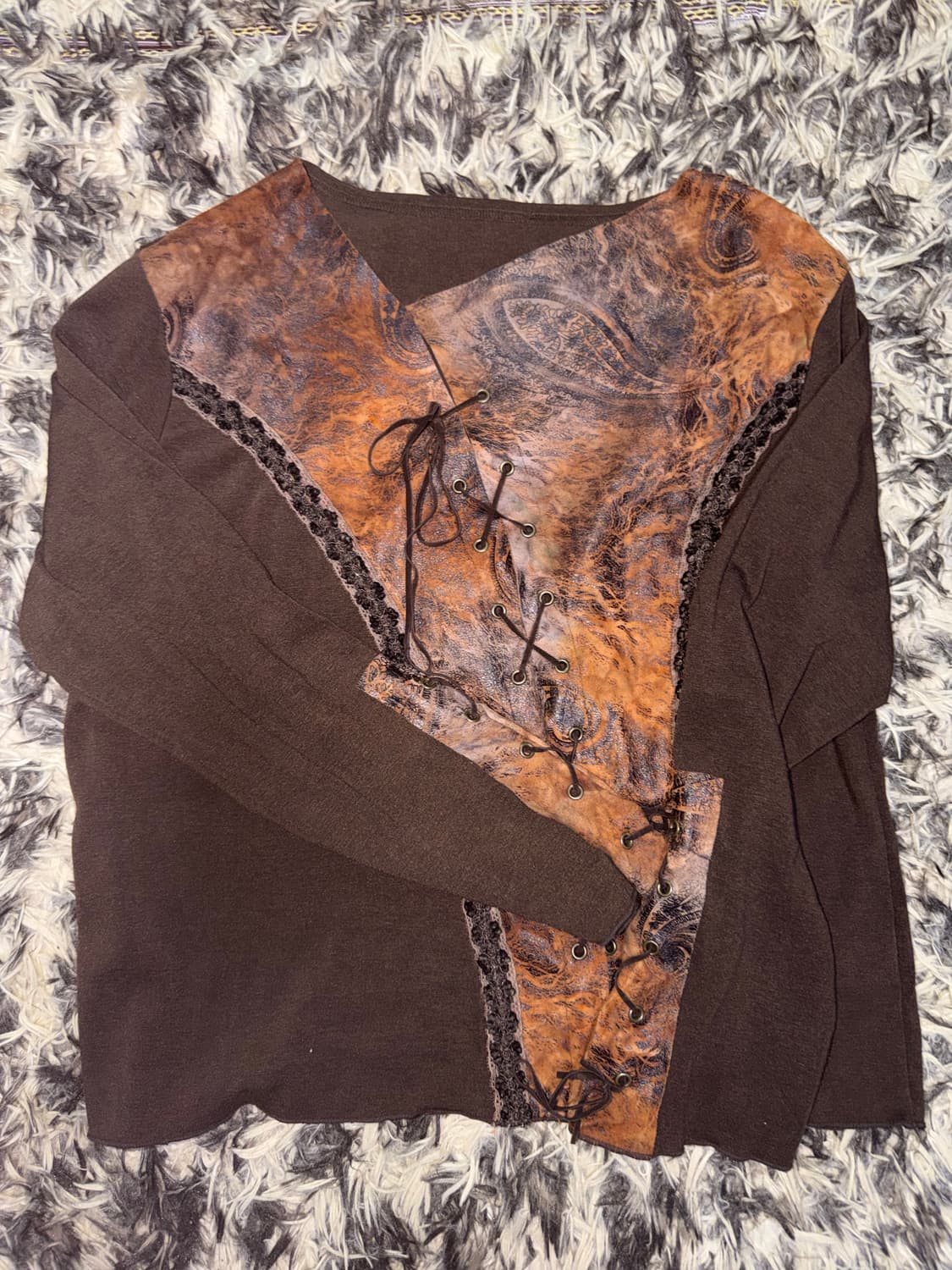 빈티지 웨스턴 긴팔티셔츠 상품이미지2