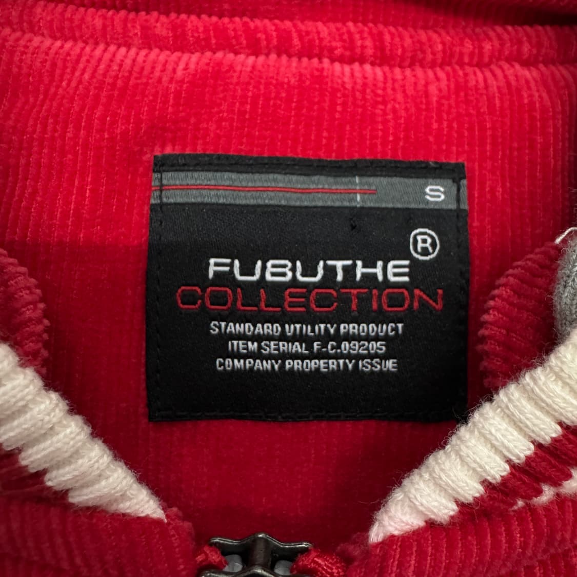 FUBU 후부 코듀로이 베이스볼 빅로고 후드 점퍼 자켓 상품이미지4