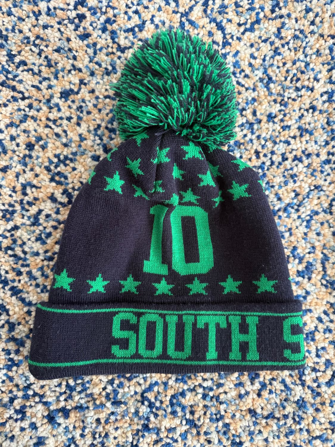 빈티지 별 니트 방울비니 상품이미지2