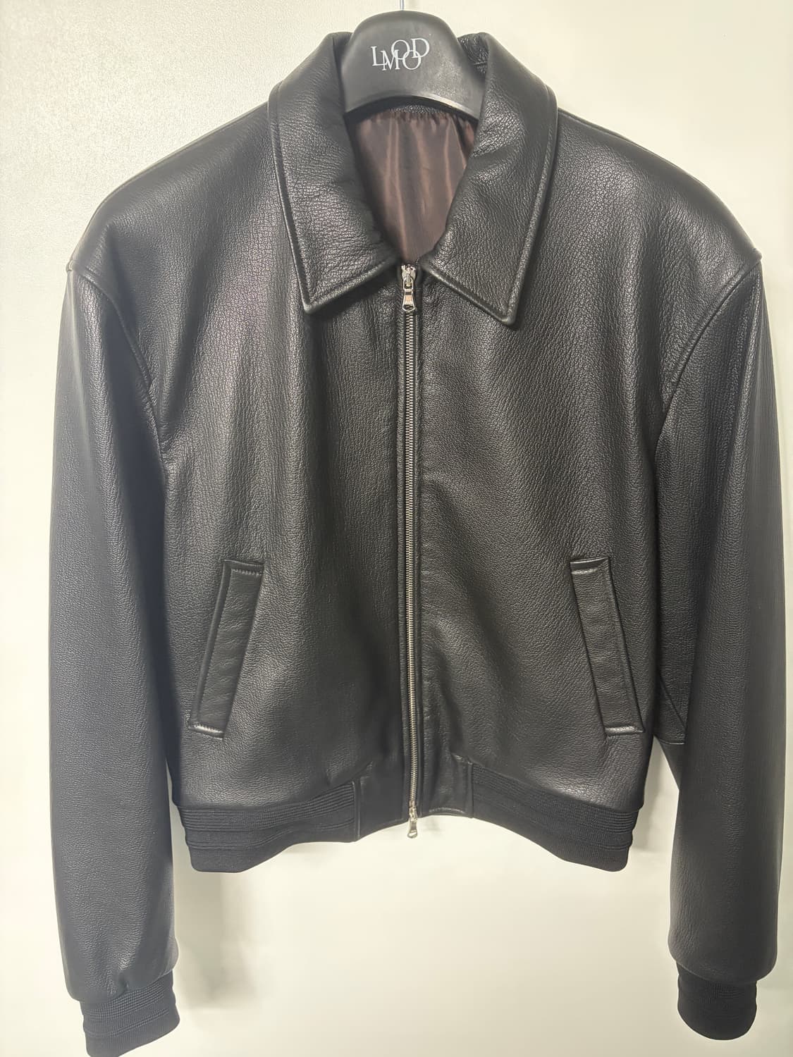 엘무드 세레니티 고트레더 블루종 자켓 46 상품이미지1