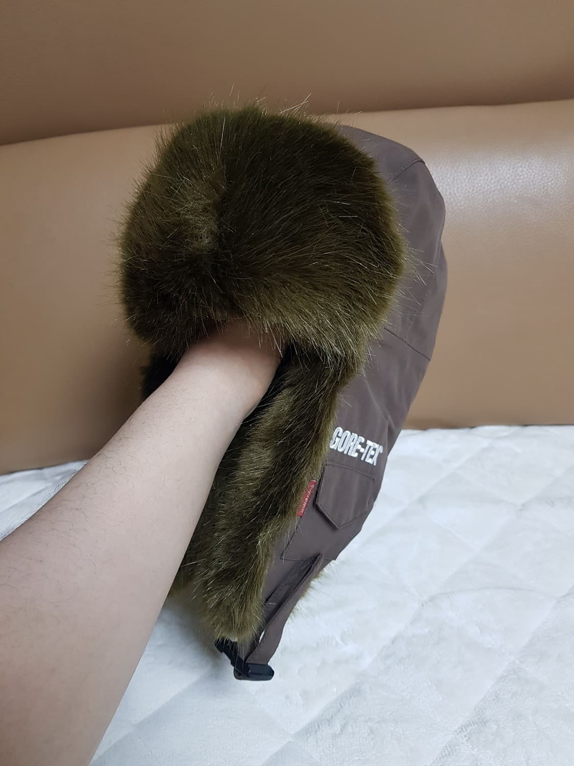 슈프림 고어텍스 트루퍼 햇 모자 브라운 18FW 상품이미지3