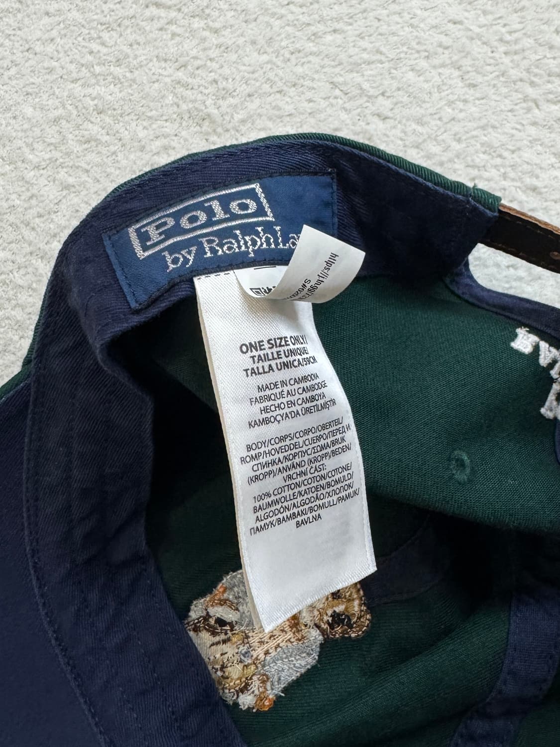 QR 폴로 베어 볼캡 모자 상품이미지6