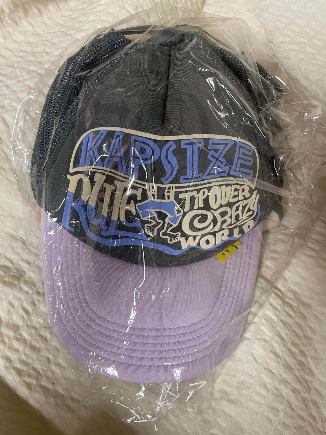 캐피탈 캡사이즈 룰 Pt 럼버 트럭 캡 그레이 퍼플 상품이미지2