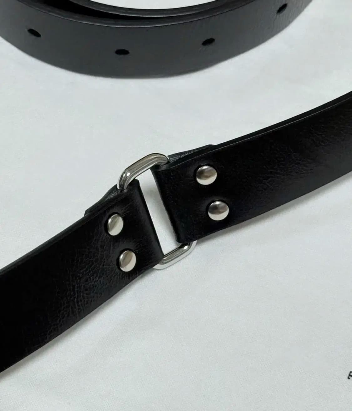 트리밍버드 벨트 Minimal Cowhide Leather Belt 상품이미지4