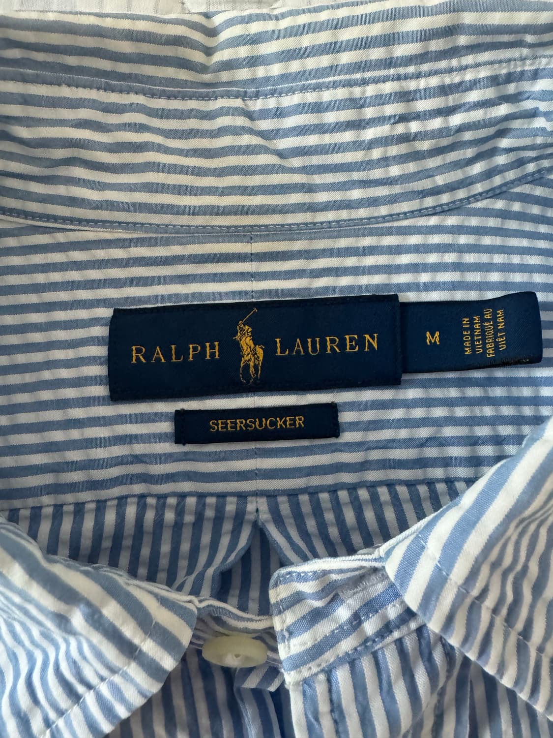 폴로 랄프로렌 스트라이프 시어서커 M 상품이미지3