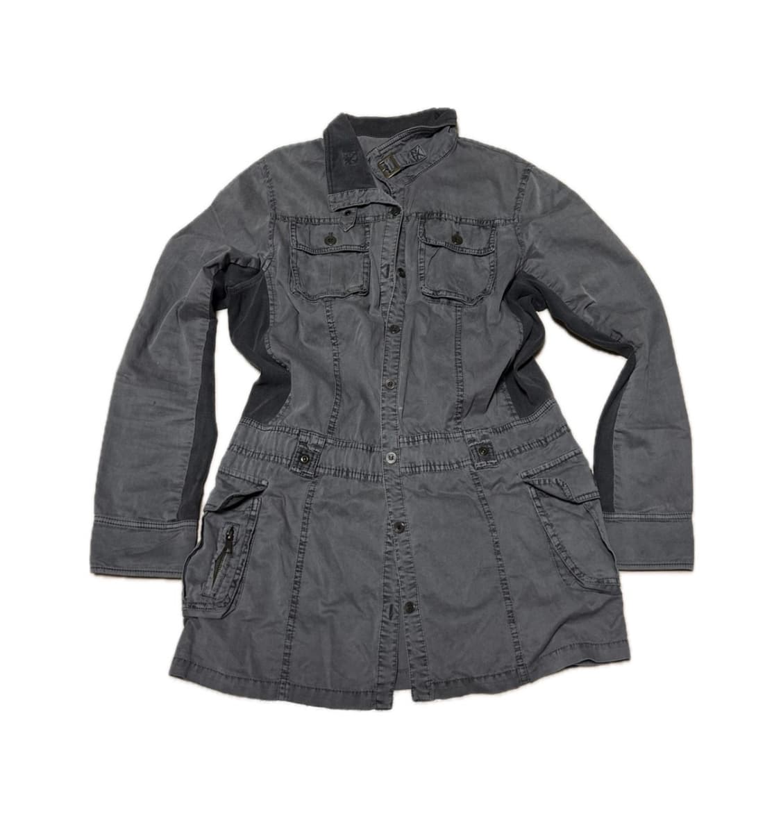 빈티지 테크 포켓 버튼 원피스  상품이미지1