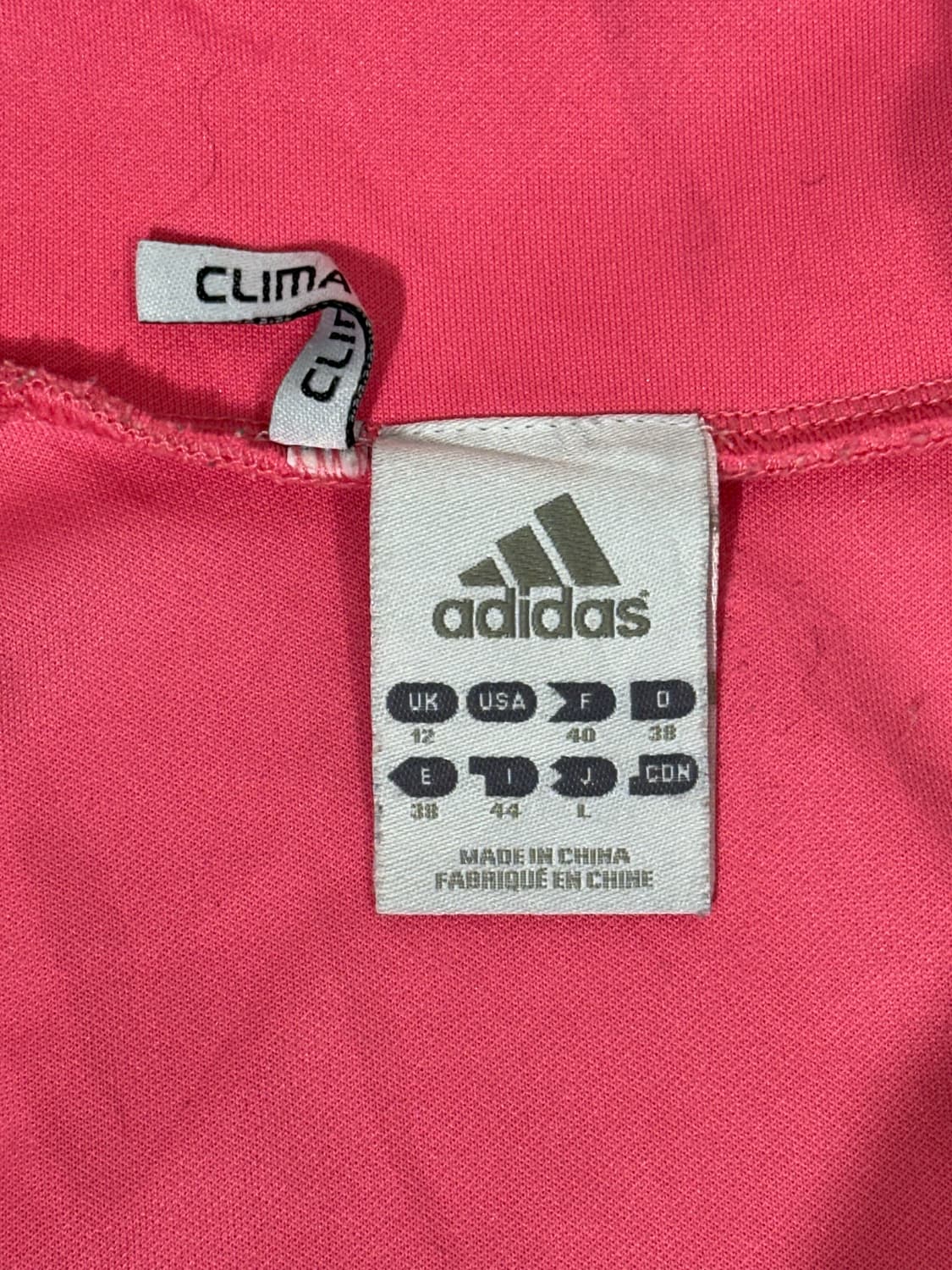 아디다스 핑크 네이비 화이트 삼선 트랙탑 져지 L 상품이미지7