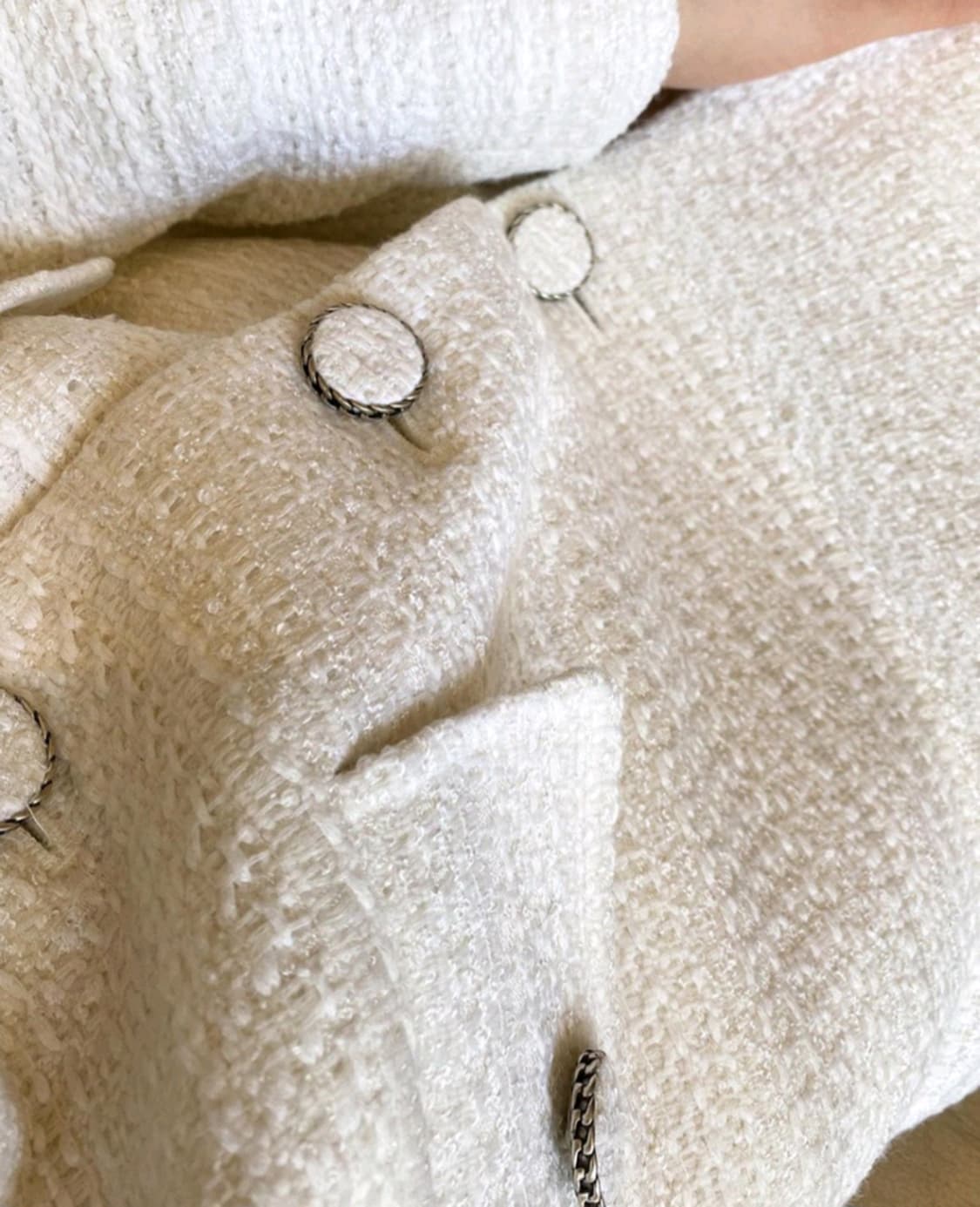 더로랑 japan fabric 트위드자켓(새상품S) 상품이미지7