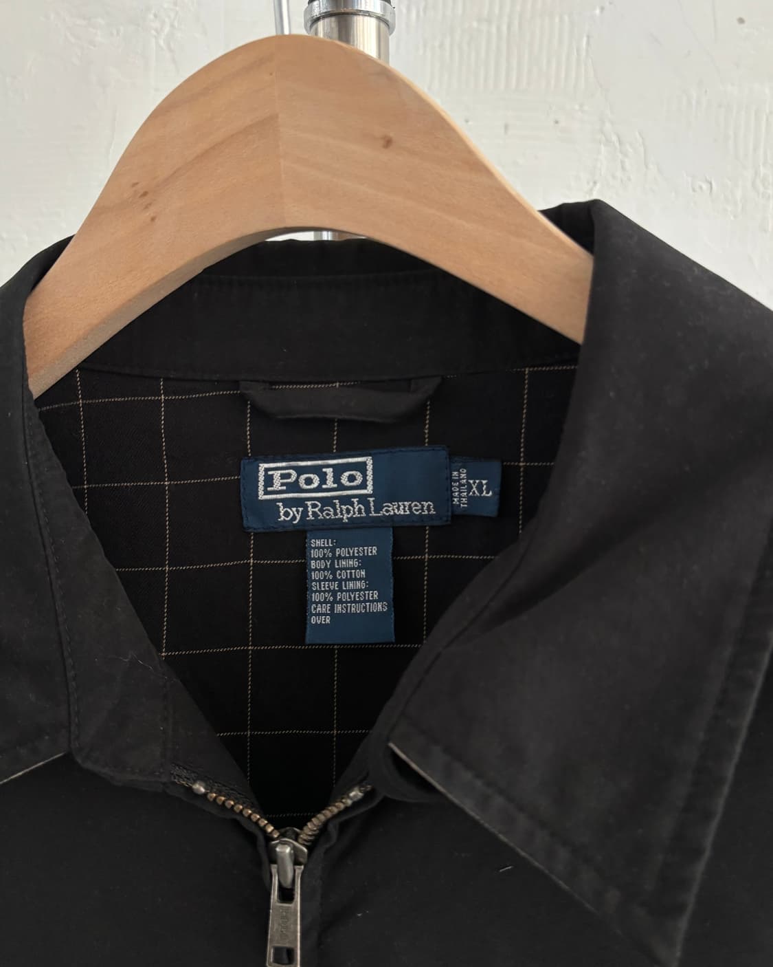 Polo 폴로 랄프로렌 블랙 폴리쉘 스윙 자켓 상품이미지3