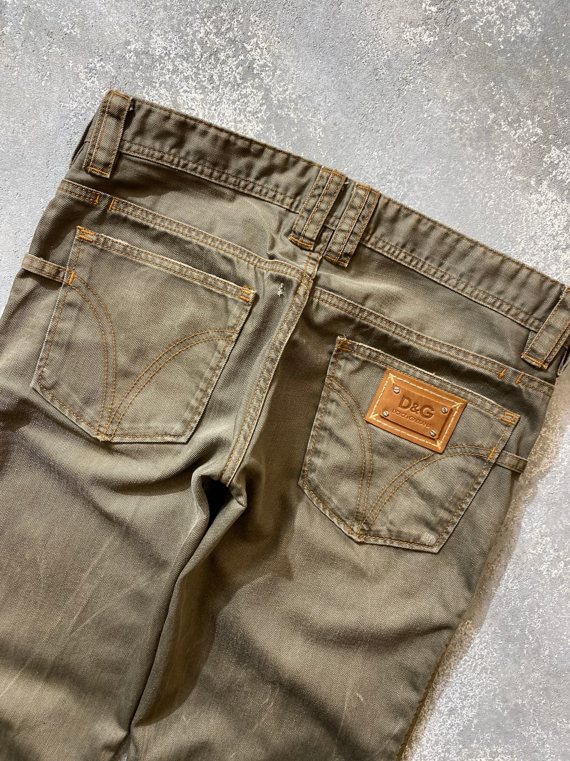 [32] D&G 돌체앤가바나 빈티지 워시드 데님팬츠 상품이미지8