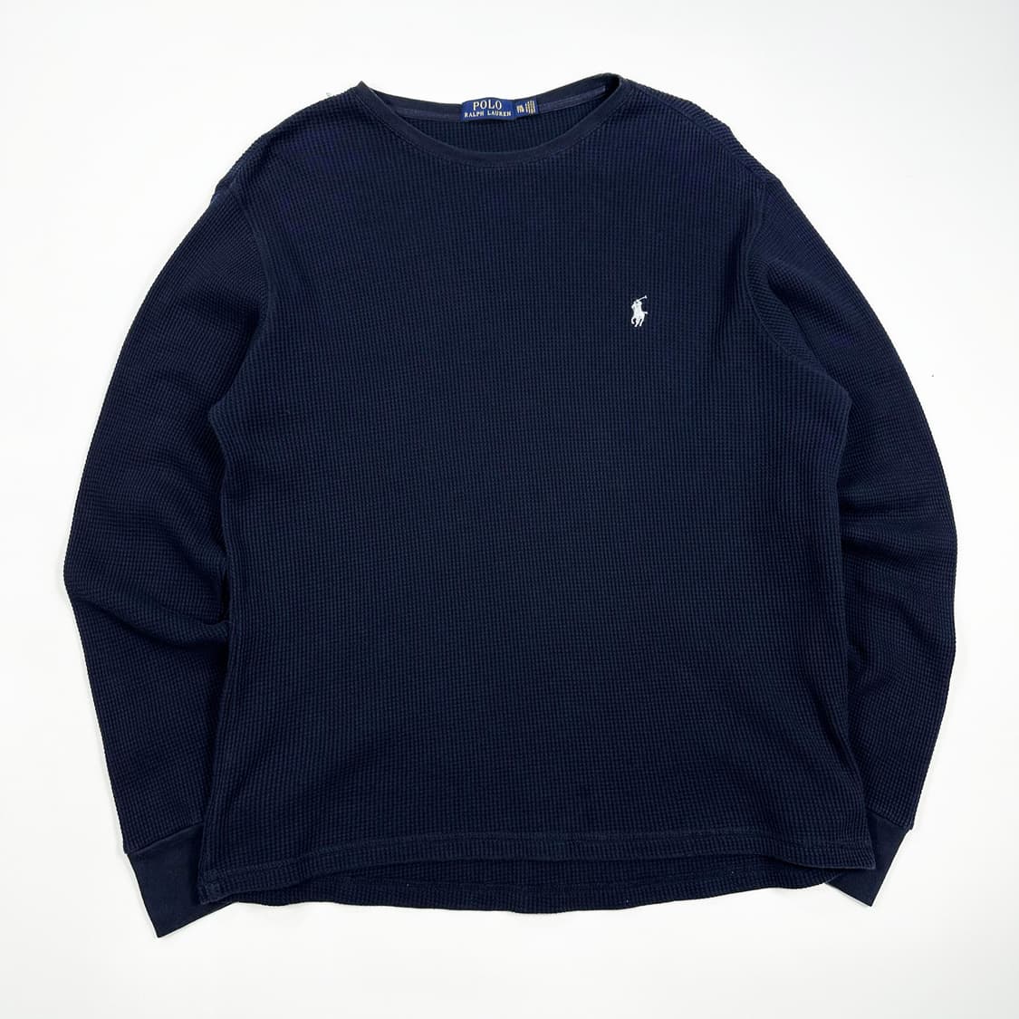 폴로 랄프로렌 베이직 와플 롱슬리브 네이비 2XL 상품이미지1