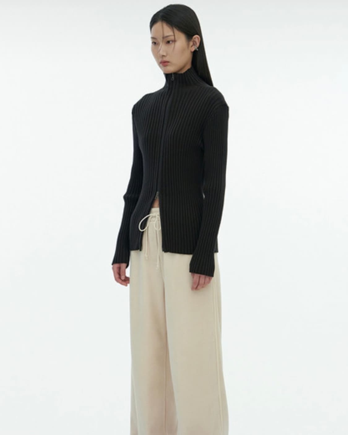 AMOMENTO 아모멘토 가디건 블랙 상품이미지2