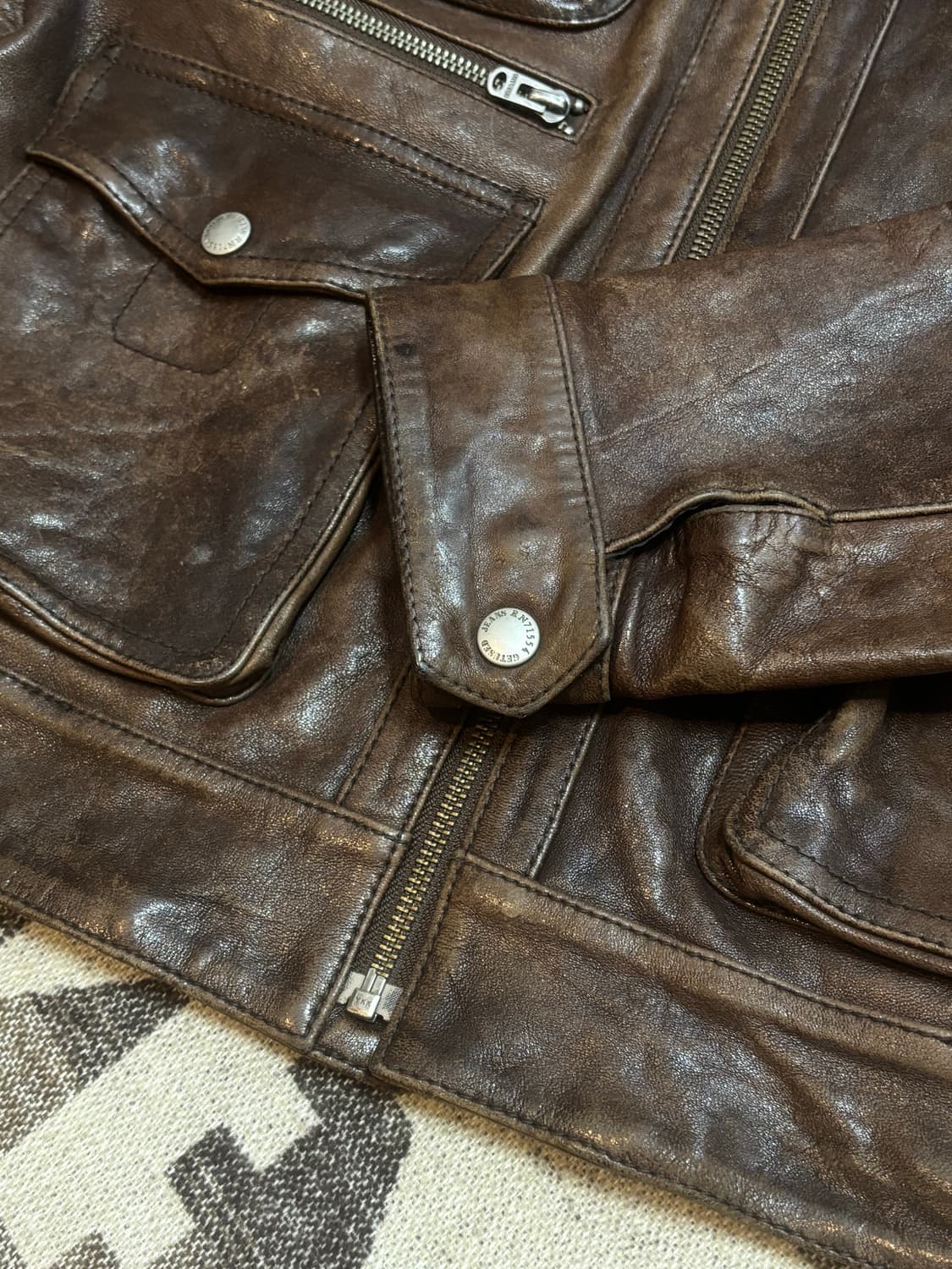 GET USED 양 가죽 자켓 상품이미지6