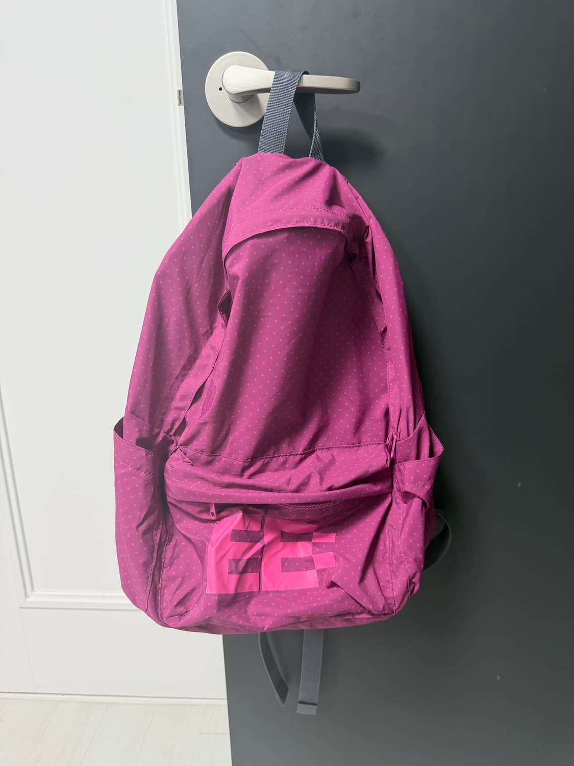 엔조블루스 도트베이직백팩(핑크) 상품이미지3