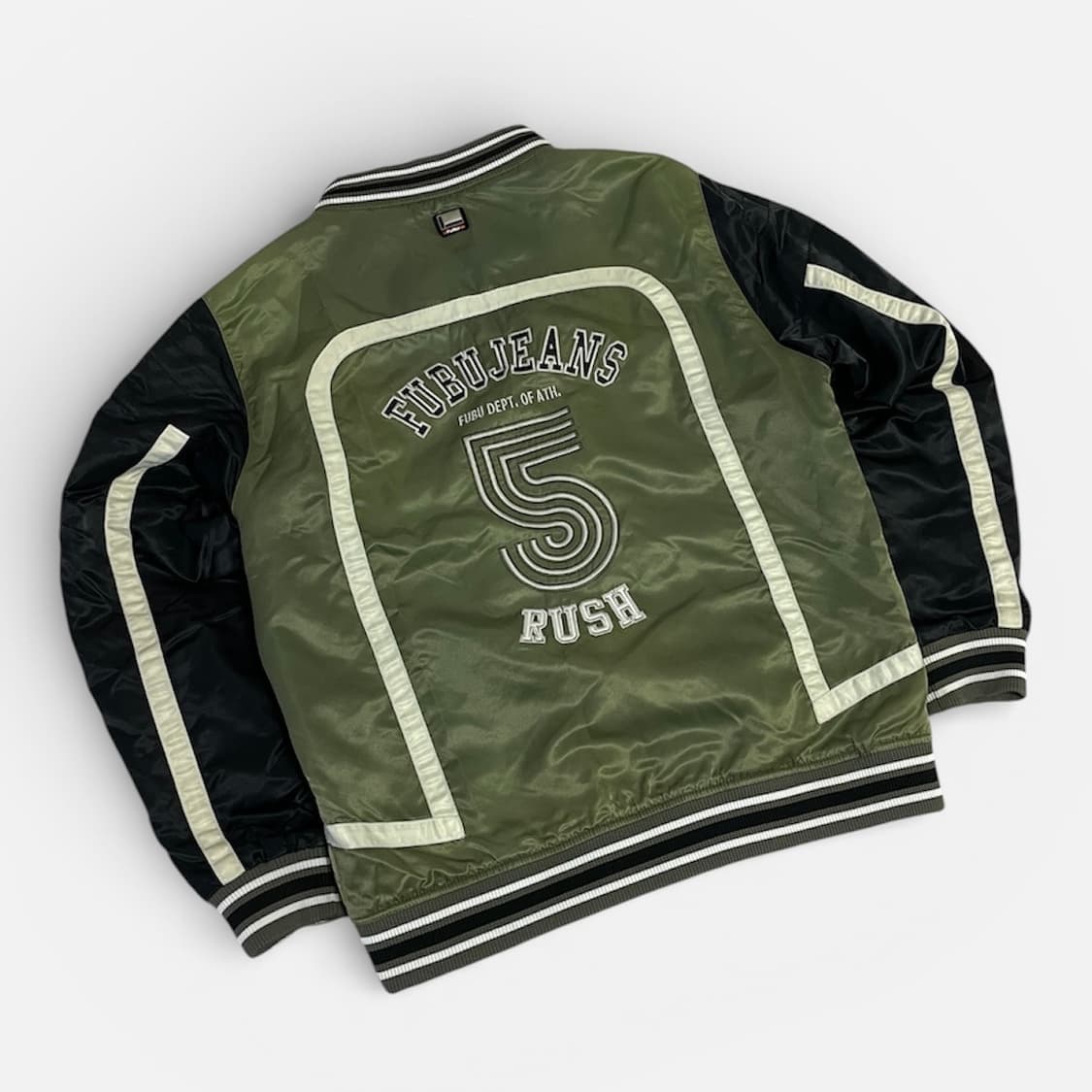[FUBU] 후부 포드 콜라보 레이싱 자켓 카키 점퍼 상품이미지2
