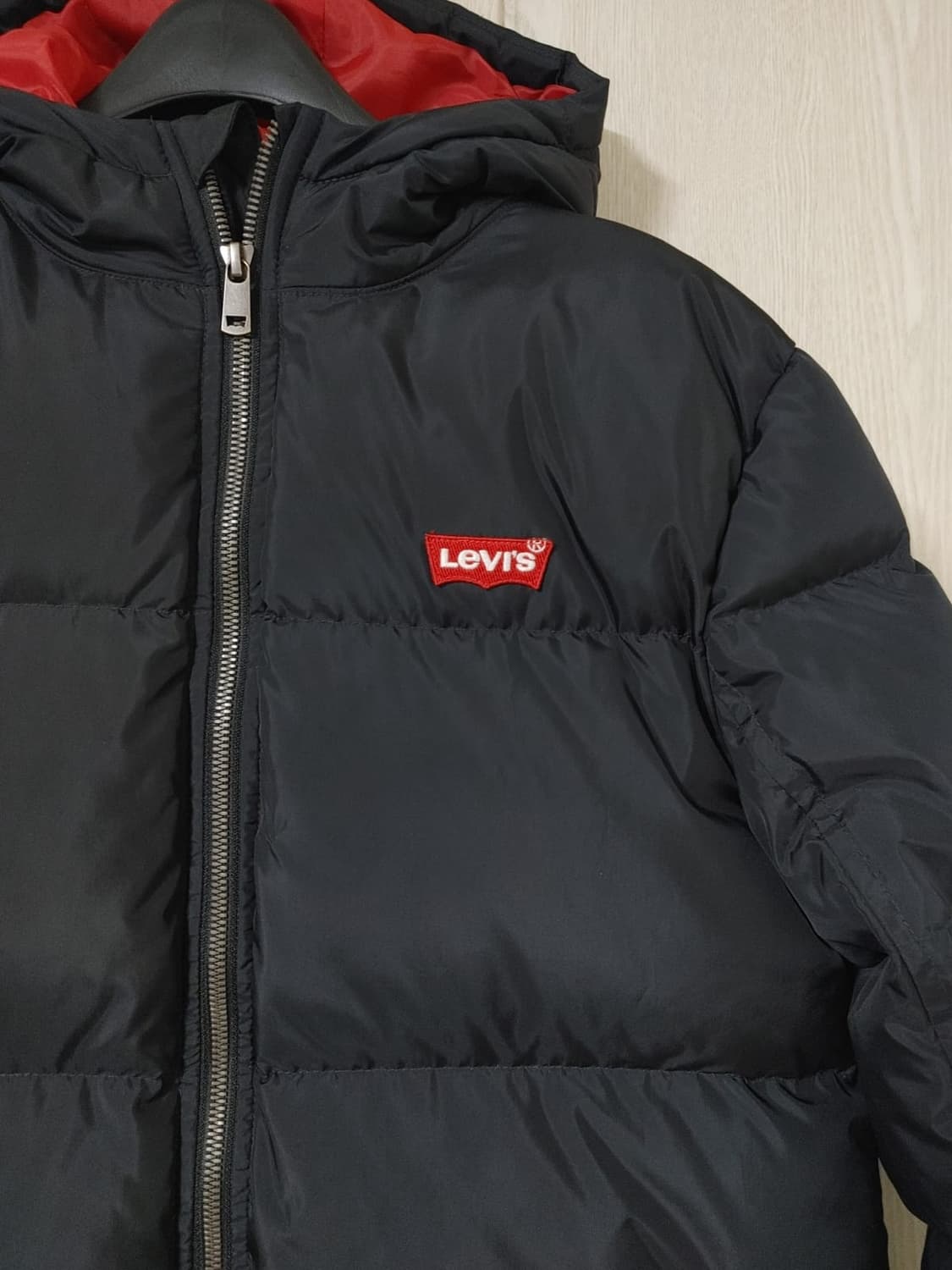 리바이스 키즈 롱패딩 블랙 L 상품이미지3