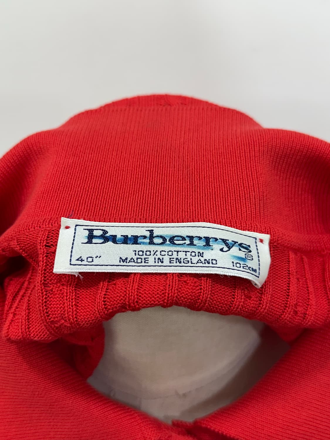 버버리 빈티지 금장 버튼 니트 상품이미지9