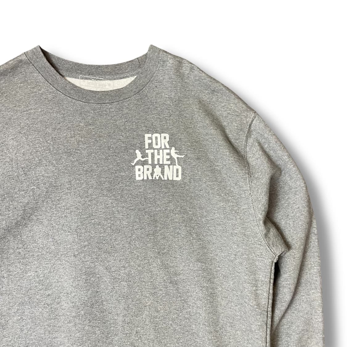 빈티지 그레이 기모 맨투맨 2XL 상품이미지3