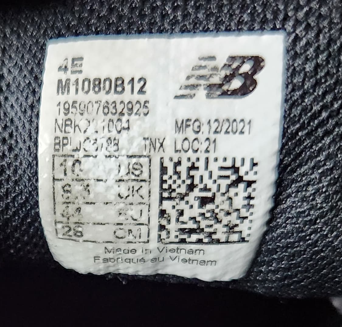 뉴발란스 프레쉬폼X 1080 v12 런닝화, 운동화 280mm 4E 상품이미지10