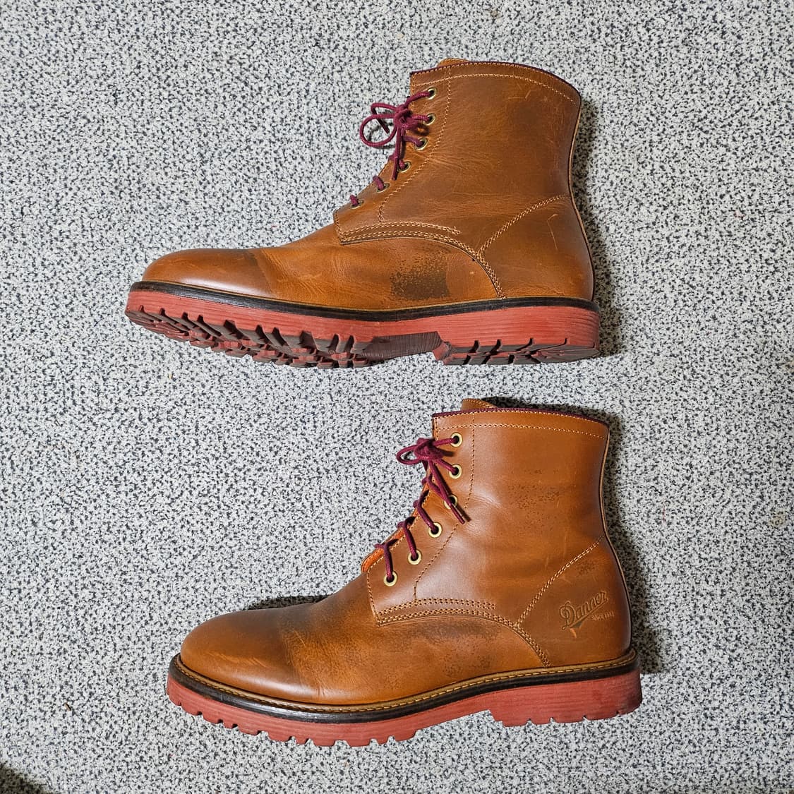 [270] 대너 Danner 6홀 플레인 부츠 D0020 브라운 상품이미지4