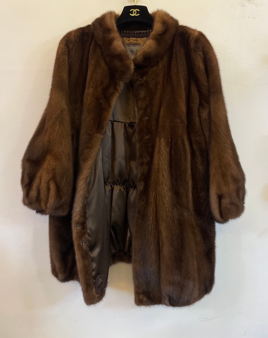 이은영 천연밍크코트 천연밍크모피자켓:) 천연모피코트 밍크100% 상품이미지6