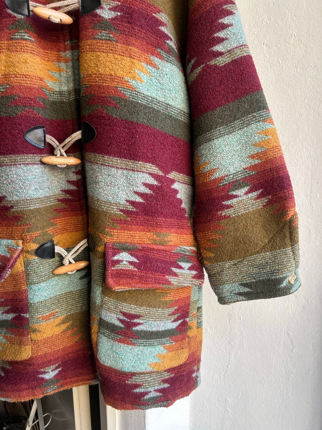 90‘s 울 나바호 더플코트 상품이미지3