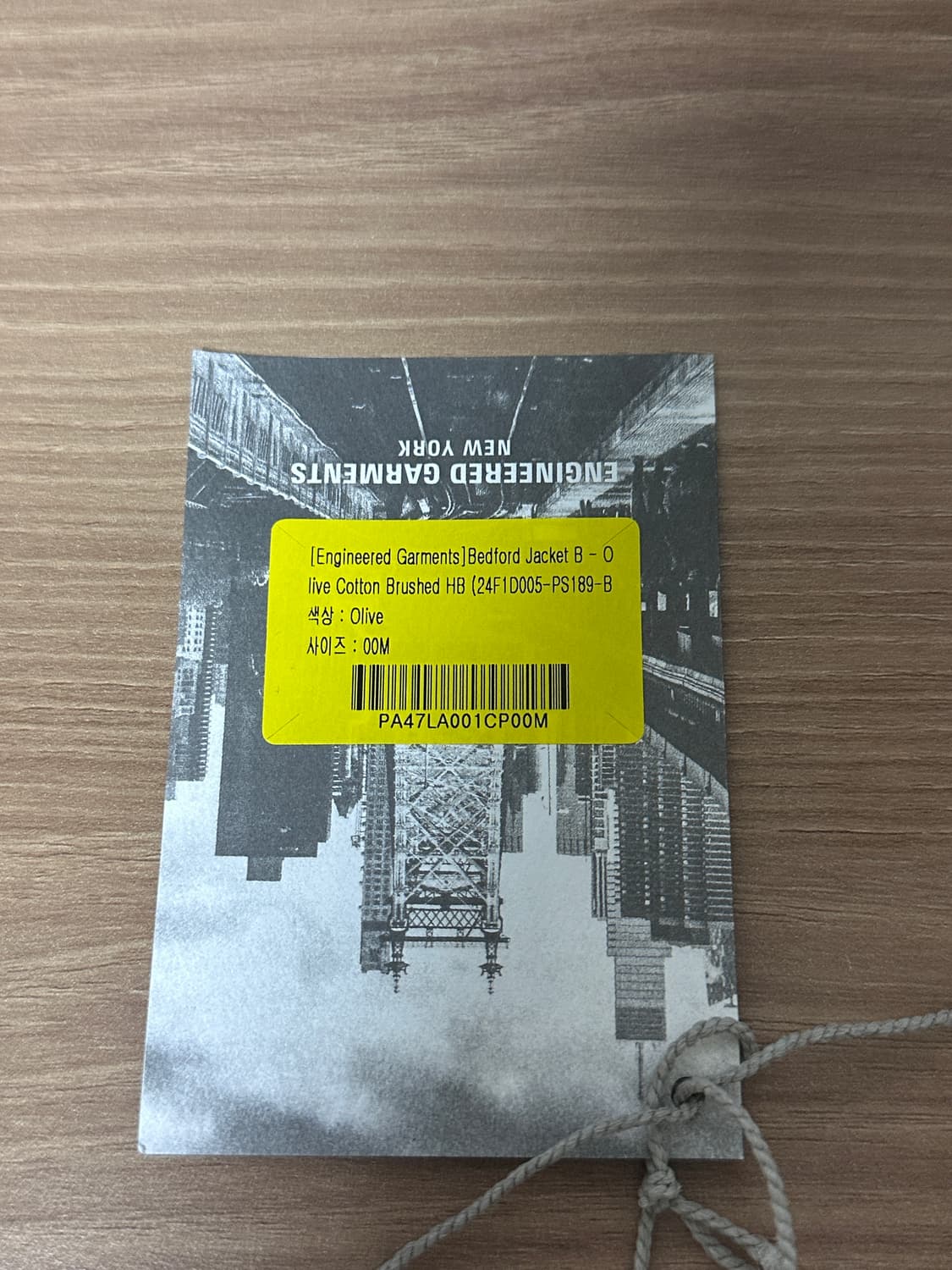 택포)엔지니어드가먼츠 베드포드자켓 올리브코튼브러시드HB M사이즈 상품이미지4