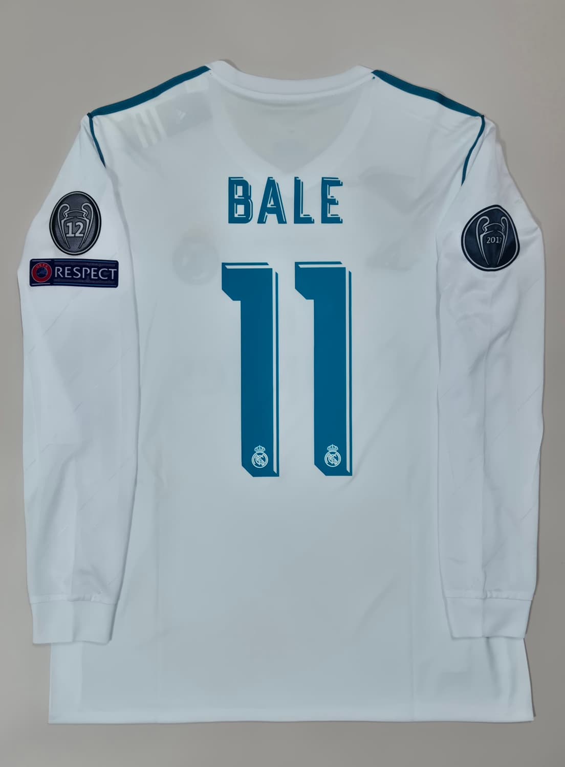 17-18 레알마드리드 가레스 베일 긴팔유니폼 L 상품이미지1