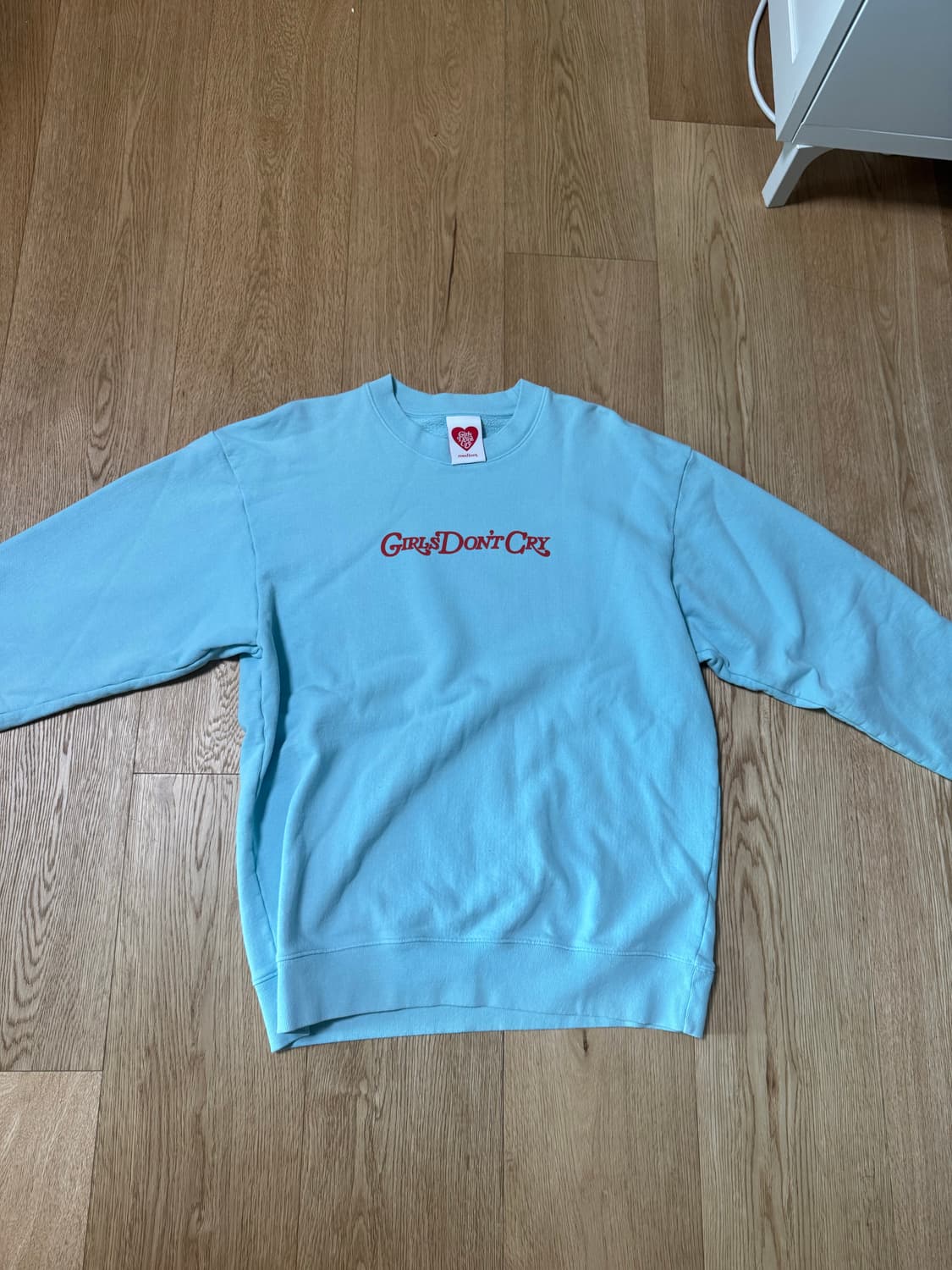 걸스 돈 크라이 엔젤 크루넥 블루 m 상품이미지2