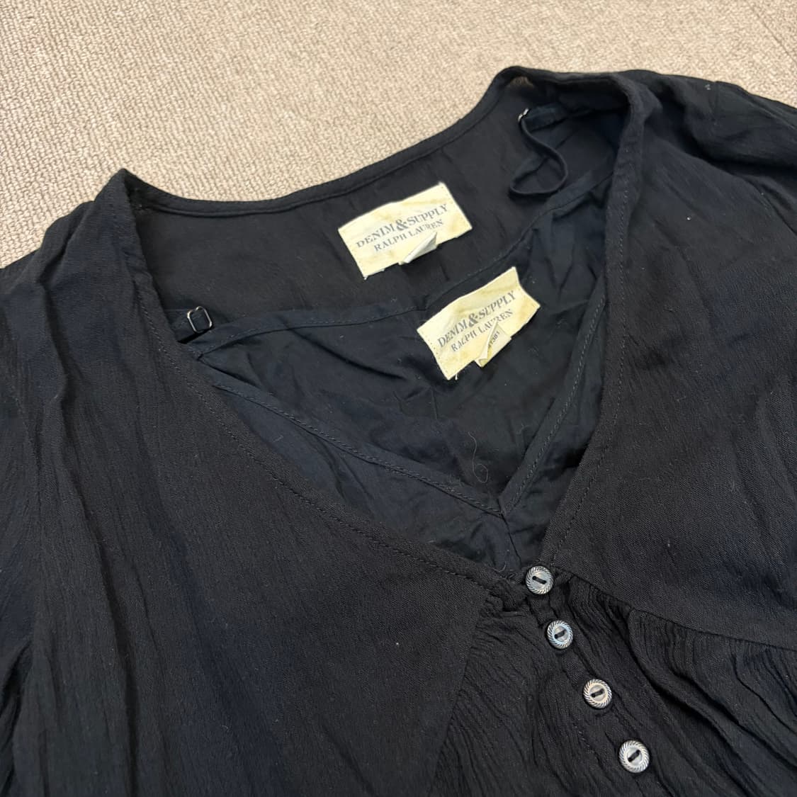 polo 데님앤서플라이 우먼스 보헤미안 튜닉 블라우스 탑  상품이미지2